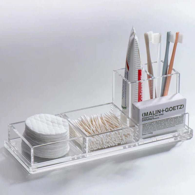 ארגונית אקריל מהודרת שקופה לחדר הרחצה