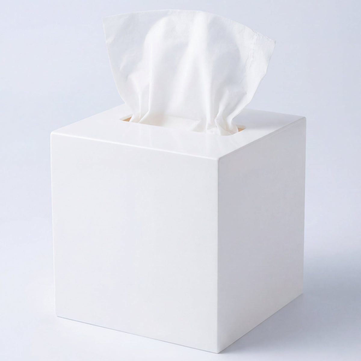 מעמד לטישו מרובע לבן